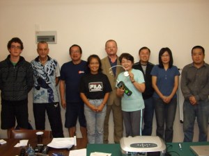 Racket Control Seminar: Paul Jackson, Steve Reilly (Fiji) Malcolm Wong, Fanny Ho (Australia) Piet van Egmond (Course Instructor – Netherlands) Tomoko Fukudo (Japan) Bryan Yan Jennifer Tang, Daniel Fan