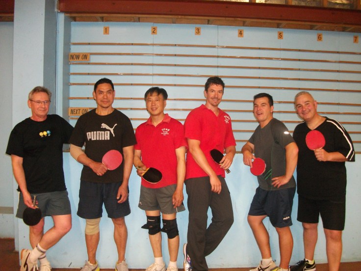 Gray Hodgkinson, Kung Tepp, William Tan, Ryan Cronin, Steve Montgomery and Tony Tziakis