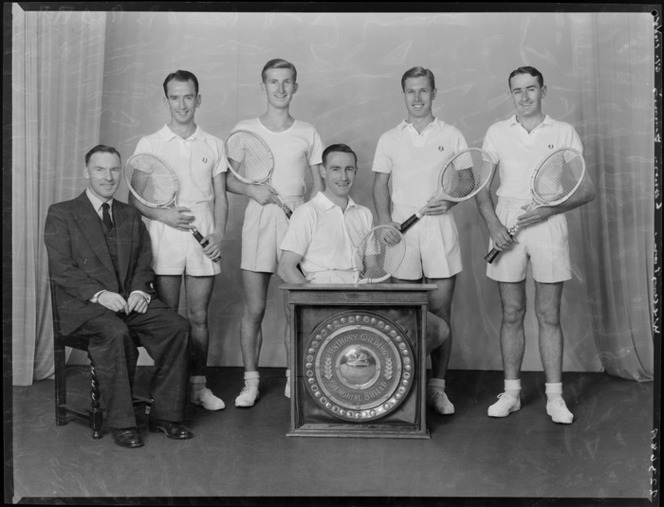 1955 Wellington Tennis Men’s Team.