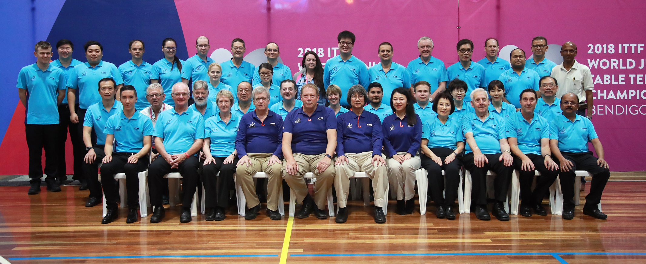 Officials Photo - 2018 World Junior Table Tennis Championships (Bendigo, Australia) 2-9 December