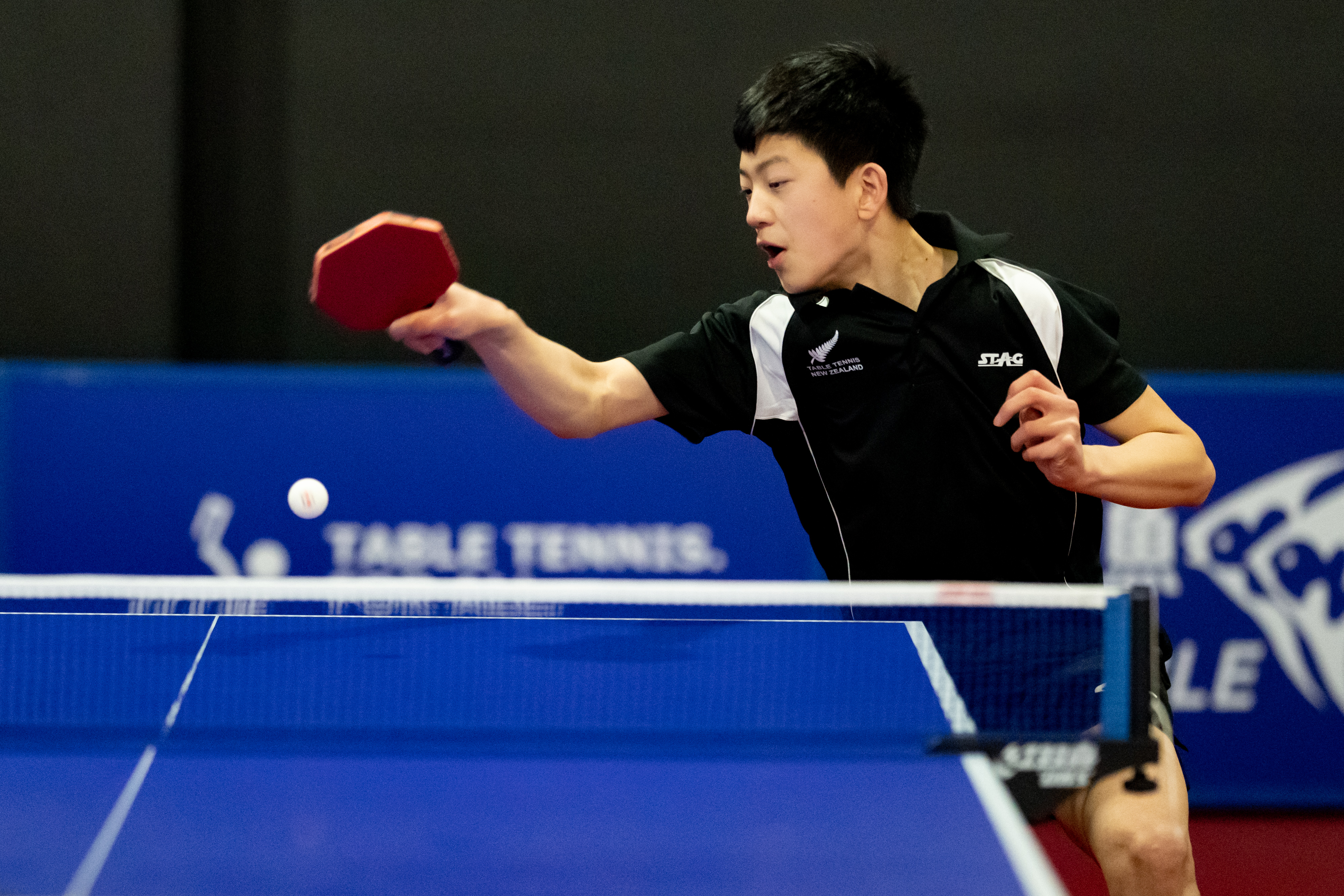 Yufeng Wang – NZ rep! – Table Tennis Wellington